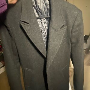 Men winter fall coat street daily long coat